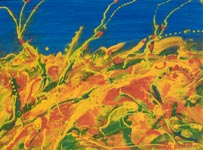 joyscape abstract landscape contemporary original painting
