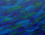 raining colours remembered acrylic abstract blue art painting